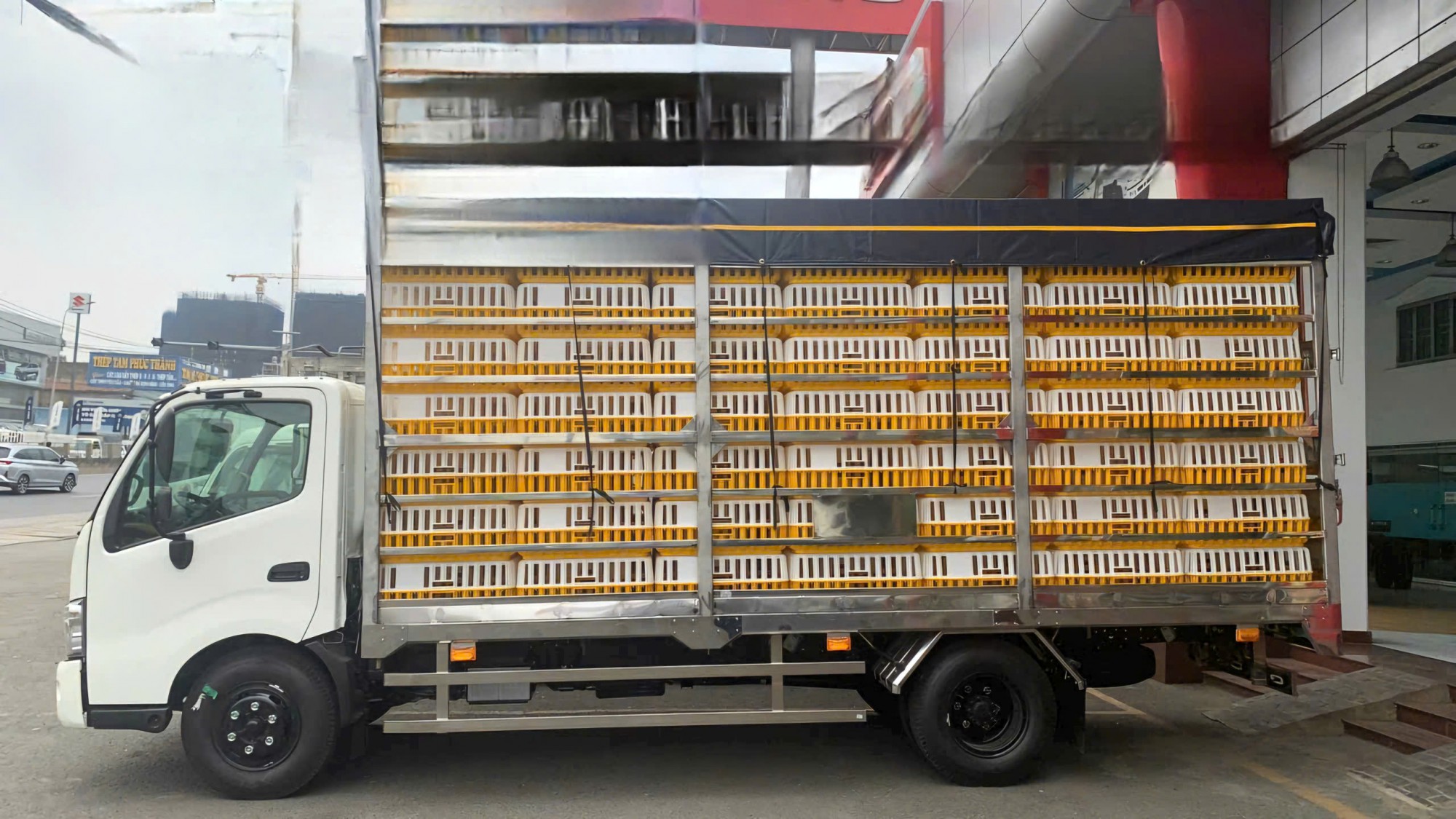 Hino Chở Gia Cầm